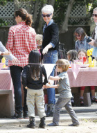 Laeticia Hallyday Picnics With Jade