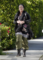 EXCLUSIVE... Exclusive... Pink Bumps Around Town And Looks Ready To Pop 