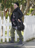 EXCLUSIVE... Exclusive... Pink Bumps Around Town And Looks Ready To Pop 