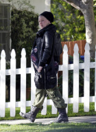 EXCLUSIVE... Exclusive... Pink Bumps Around Town And Looks Ready To Pop 