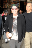Charlie Sheen says goodbye to New York City