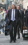 SILVER FOX RICHARD GERE FILMS "ARBITRAGE" IN NEW YORK CITY