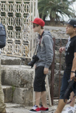 Justin Bieber out and about, Tzemah Junction, Israel - 12 Apr 2011