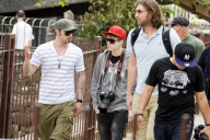Justin Bieber out and about, Tzemah Junction, Israel - 12 Apr 2011