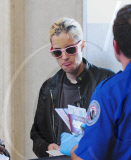 Samantha Ronson Flies Out with Two Black Eyes