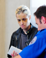 Samantha Ronson Flies Out with Two Black Eyes