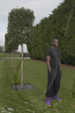 Football player Mario Balotelli at home in Manchester