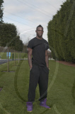 Football player Mario Balotelli at home in Manchester