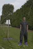 Football player Mario Balotelli at home in Manchester