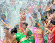 CHINA-YUNNAN-WATER-SPRINKLING FESTIVAL (CN)