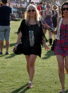 Tara Reid Happy As Can Be At Coachella 
