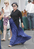 Very Pregnant Pink at the Farmers Market NO MAKE UP