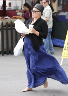 Very Pregnant Pink at the Farmers Market NO MAKE UP