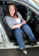 Woman has three metres of excess skin removed following 13st (168lbs) weight loss, Oxford, Britain - Mar 2011