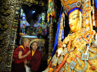 CHINA-LHASA-6TH LIVING BUDDHA DEZHUB-MONASTERY VISIT (CN)