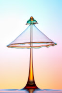 Artist  Markus Reugels' photographs of water droplets, Bavaria, Germany - Apr 2011