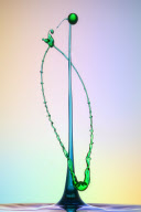 Artist  Markus Reugels' photographs of water droplets, Bavaria, Germany - Apr 2011
