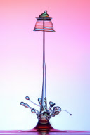 Artist  Markus Reugels' photographs of water droplets, Bavaria, Germany - Apr 2011
