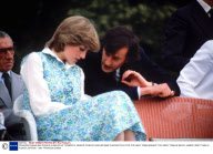 PRINCESS DIANA AND PRINCE CHARLES AT TIDWORTH, WHERE PRINCE CHARLES WAS PLAYING POLO FOR THE NAVY TEAM AGAINST THE ARMY TEAM IN WHICH JAMES HEWITT WAS A PLAYER, BRITAIN - 1981