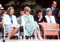 PRINCESS DIANA AND PRINCE CHARLES AT TIDWORTH, WHERE PRINCE CHARLES WAS PLAYING POLO FOR THE NAVY TEAM AGAINST THE ARMY TEAM IN WHICH JAMES HEWITT WAS A PLAYER, BRITAIN - 1981