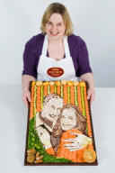 'Catherine Middleton and Prince William Carvery Portrait'-Birmingham, United Kingdom