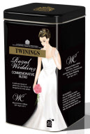 Twinings a launch limited edition, white Earl Grey tea which has been made exclusively for the Royal Wedding, United Kingdom