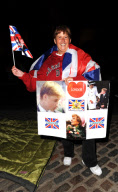 Royal Wedding fans outside Westminster Abbery, London, Britain - 26 Apr 2011