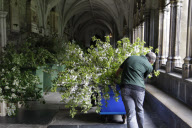 Flowers delivered to Westminster Abbey for the royal wedding, London, Britain - 27 Apr 2011