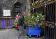 Flowers delivered to Westminster Abbey for the royal wedding, London, Britain - 27 Apr 2011