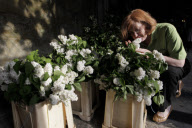 Flowers delivered to Westminster Abbey for the royal wedding, London, Britain - 27 Apr 2011