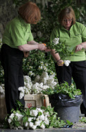 Flowers delivered to Westminster Abbey for the royal wedding, London, Britain - 27 Apr 2011