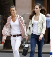 Kate and Pippa Middleton shopping in the King's Road, London, Britain  - 13 Jul 2007