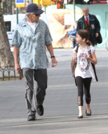 Michael Douglas and daughter Carys out and about, New York, America - 27 Apr 2011