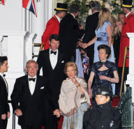 Pre-wedding dinner at the Mandarin Oriental, London, Britain - 28 Apr 2011