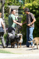 *EXCLUSIVE* Kevin Dillon takes his "doggie" entourage property shopping