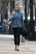 *EXCLUSIVE* Emily Blunt Cools Down with a Fruit Smoothie