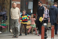 Hugh Jackman Out with Daughter Ava and Family Friends