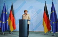 GERMANY-BERLIN-BIN LADEN-DEATH-MERKEL