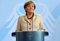 GERMANY-BERLIN-BIN LADEN-DEATH-MERKEL