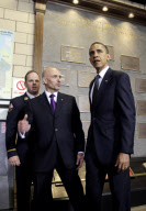 US President Barack Obama visits Ground Zero, New York, America - 05 May 2011