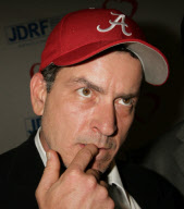 Charlie Sheen Arrives At The Beverly Hilton Hotel For A Charity Event with His Girlfriend Natalie "Natty Baby" Kenly
