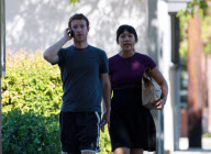 Mark Zuckerberg Hangs With Girlfriend Priscilla Chan! 