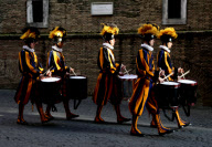 New 34  SwisGuard's Recruits Cerimony At The Vatican