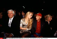 VIENNE:JERRY HALL,GUNTHER SACHS,PILLAR    GOESS & NIKI LAUDA