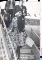 Actress - Brigitte Bardot 1967 The Famous French Film Star Brigitte Bardot And Husband Gunther Sachs Arrive At London Airport.