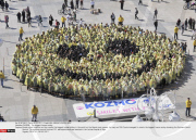 ZAGREB : The biggest human smiley