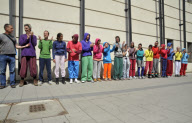Beim Festival Perspectives zeigen KŸnstler in der SaarbrŸcker Innenstadt akrobatische VorfŸhrungen