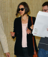 Keira Knightley Arrives in NYC