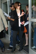 Keira Knightley Arrives in NYC