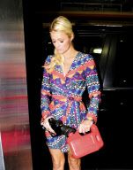 Paris Hilton Pumps Gas Into A Container 